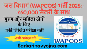 WAPCOS Bharti 2025