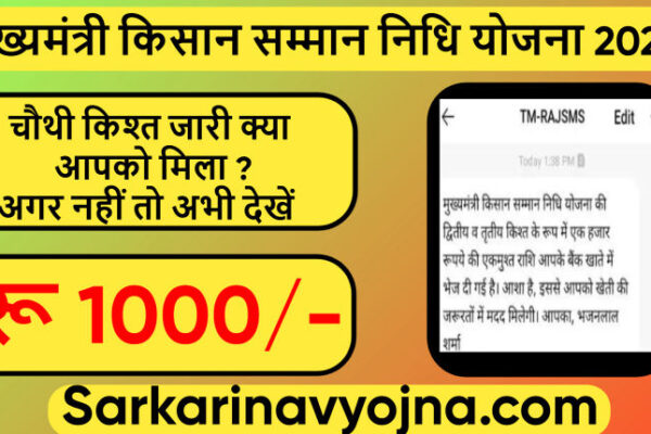 Mukhyamantri Kisan Samman Nidhi Yojana 2025