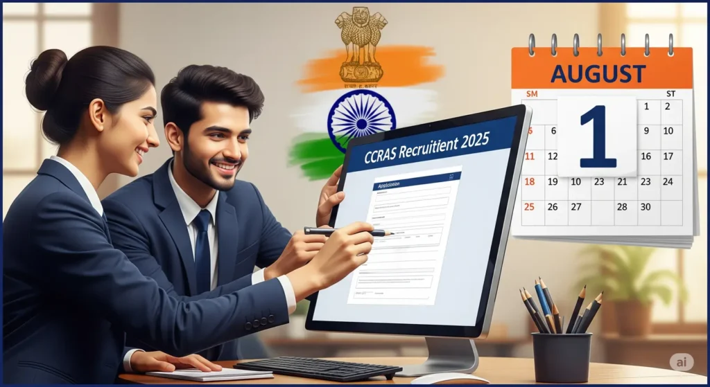 Gemini_Generated_Image_1jphk1jphk1jphk1-1024x559 10th pass gov job 2025 में CCRAS भर्ती 388 पदों पर शानदार अवसर | 10वीं, 12वीं और ग्रेजुएट सभी के लिए वैकेंसी | Notification हुआ जारी | अभी आवेदन करें |