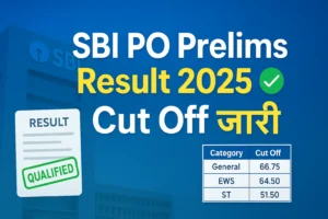SBI PO Prelims Results 2025